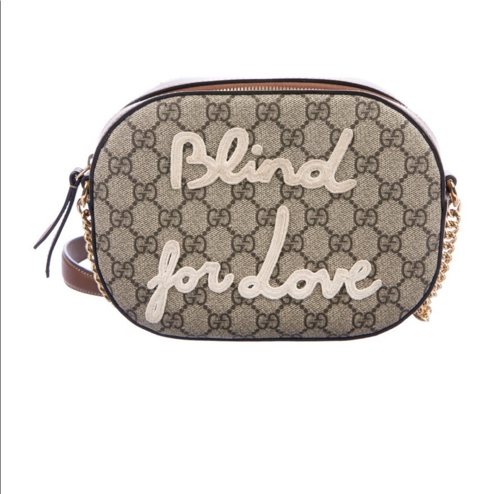 Gucci Supreme Blind For Love Mini Chain Bag